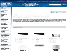 Tablet Screenshot of alarmcctv.com